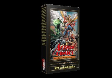 899 Action Comics,  SUPERMAN,  Full Editions,  BONUS,  12 GigaBytes Digital Products with Resell Rights