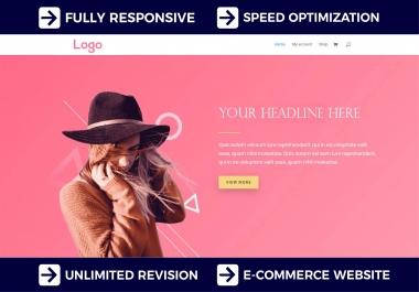 I will create a multi vendor Wordpress ecommerce website or online store