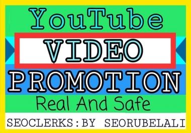 Fast Real YouTube Video Promotion By SeoRubelali