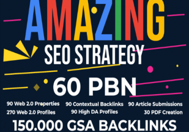 Get 60 Web 2.0 PBN Dofollow Backlinks improve your website ranking