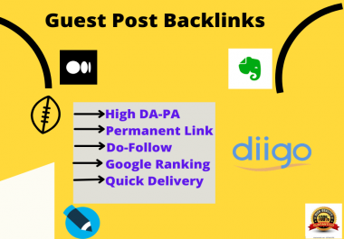 I will do 1 Guest Post on high DA PA real website