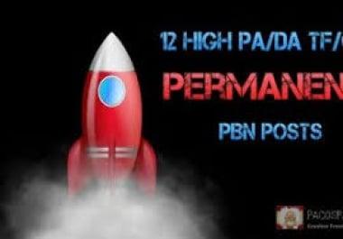 WE Build 12 High DA 40-50+ High Trust Flow Homepage Dofollow PBN Backlinks