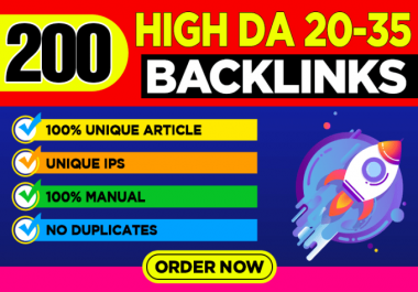I well Get 200 Web 2.0 PBN Dofollow Backlinks DA 50+ PA 40+ High Quality Backlinks