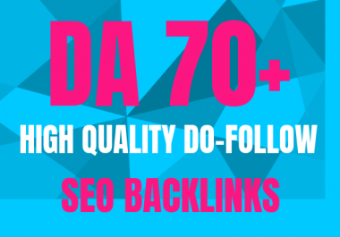 create 5 da70 high quality white hat seo dofollow backlinks