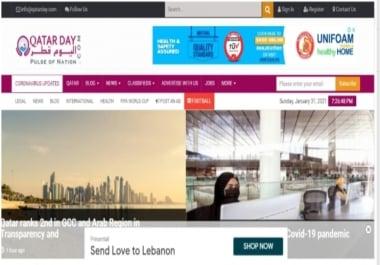 I will do guest post on qatarday. com