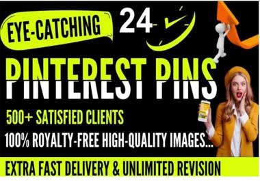 I will professional 500+ satisfied clients pinterest marketing