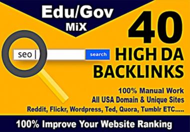 I will do 500+ edu,  gov sites manually