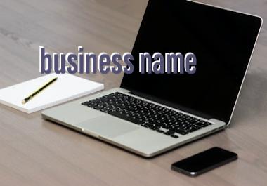 Come up with the perfect business/brand name