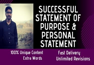 I will edit your personal statement,  motivation letter or scholarship essay