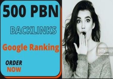 I will create pbn 500+ high quality contextual dofollow seo Backlinks service