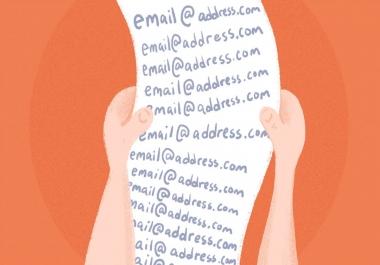 providing list of targeted emails for your business