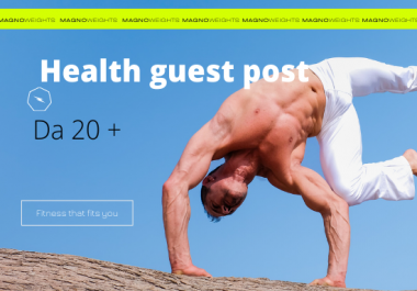 I will do guest blog posting on high Da websites