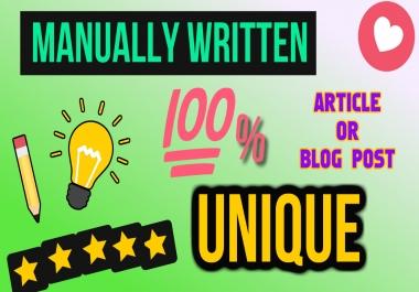 1000 word SEO article writing or blog post writer