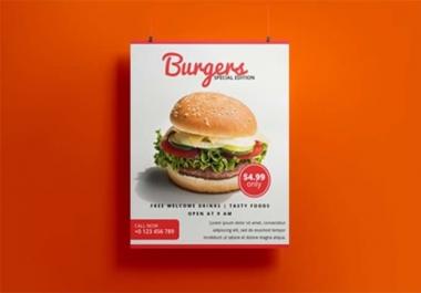 I will do creative flyer design and poster, broucher