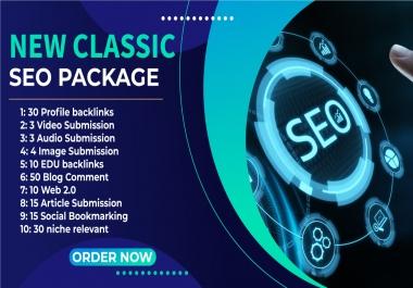 I will provide New Classic SEO Package Manual High DA PA and Low Spam Score