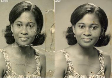 I will colorize& restore black and white photo