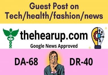 Publish a guest post from google news approved websites to super rank your website