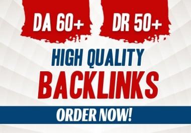 I will create high DA DR contextual SEO do follow backlinks for ranking
