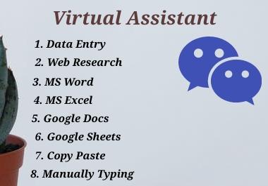 I Will create perfect Data entry,  Web research,  PDF to Excel, Word excel & copy paste