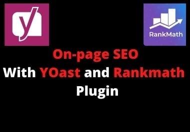 Iwill fix Onpage SEO with yoast and Rankmath plugin