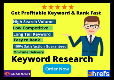 I will Provide 200+ keywords Profitable & Niche Relevant