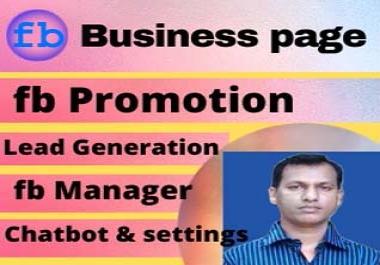 I will create,  optimize,  design and business page professionally