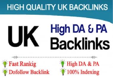 create 20 UK based backlinks with high da and pa sites