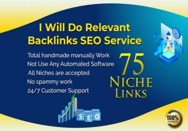 I will Provide 75 niche Relevant Blog Comments Backlinks OffpageSeo