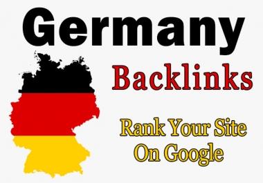 I will 20 permanent German de backlinks from Germany sites