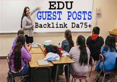I Will Publish High DA EDU Guest Post on Top Universities