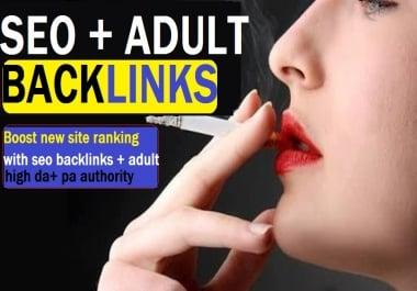 Do SEO 18+ and 350+ Adultity Authority Backlink- Rank your adult site - Manually Work