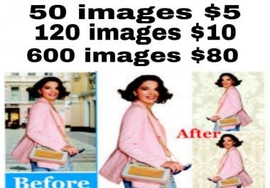 I will remove background from image in 1 hour