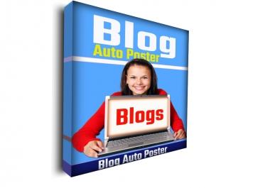 Blog Poster,  Blog Auto Poster,  Bloggers Softwere.
