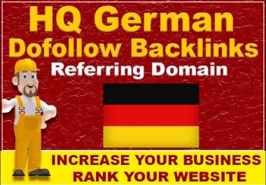 Provide permanent 30 german high quality dofollow seo backlinks