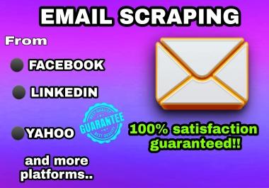 i will collect 500 email list according to your niche