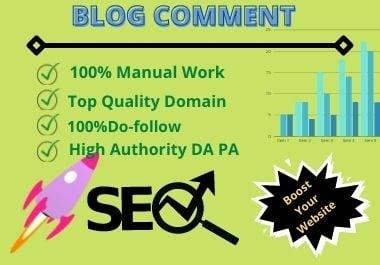 I Will 50+ DO-Follow Blog Comment Backlink Created For Your site Google Top Ranking