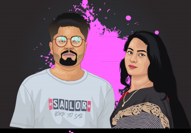 I will draw your photo cartoon