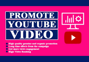 Active Youtube promotion for your video boost