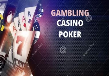 Build 1000+ Permanent casino/poker/gambling On your homepage with web2.0 unique website