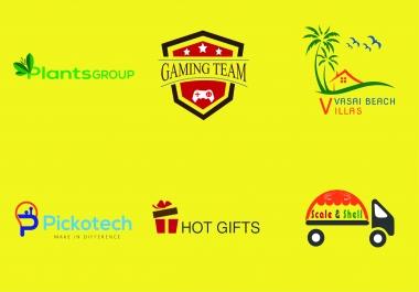 I will design unique logo and any type logo