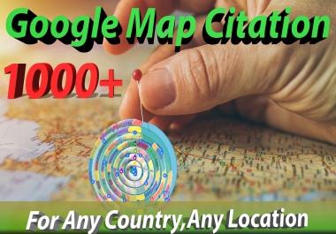 I will create 1000 google map citations to rank your gmb higher
