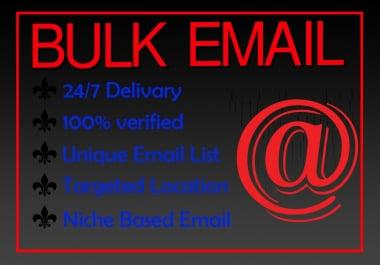 I will collect niche-targeted Bulk Email