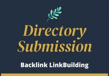 I will submit physically 50 registry accommodation ground-breaking backlinks
