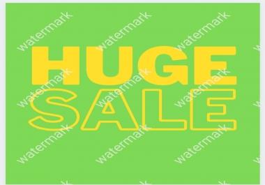 Add WATERMARK text or logo upto 50 photos in 24 hours