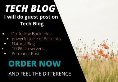 Write and Publish 8 guest post on high DA website