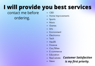 I'll do health guest post on high da blog