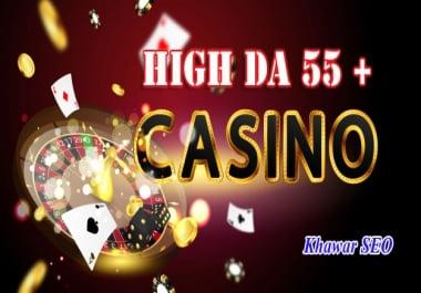 Get 100 High DA 55+ judi bola,  casino,  poker and gambling Pbn Backlinks.