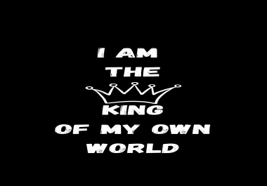 I will create excellent typography t shirt design