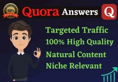 Guaranteed Targeted Traffic from your Website 10 High Quality Quora Answers