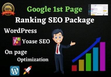 Friendly Best SEO Service Google 1st page Rank WordPress Yoast SEO On page optimization in 2021